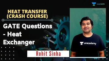 GATE Questions - Heat Exchanger | Heat Transfer | GATE/ESE 2021 | Rohit Sinha