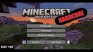 DAY 160 -- iron farming in minecraft hardcore