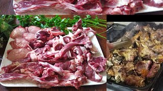 بدون فحم ولا شواية كهربائية ولا فرن لحم مشوي بطريقة رائعة Grilled meat without charcoal or oven