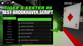 ROBLOX TIGER HUB V3.5 HD ADMIN R6 || FE BYPASS fluxus, delta ,  arceus
