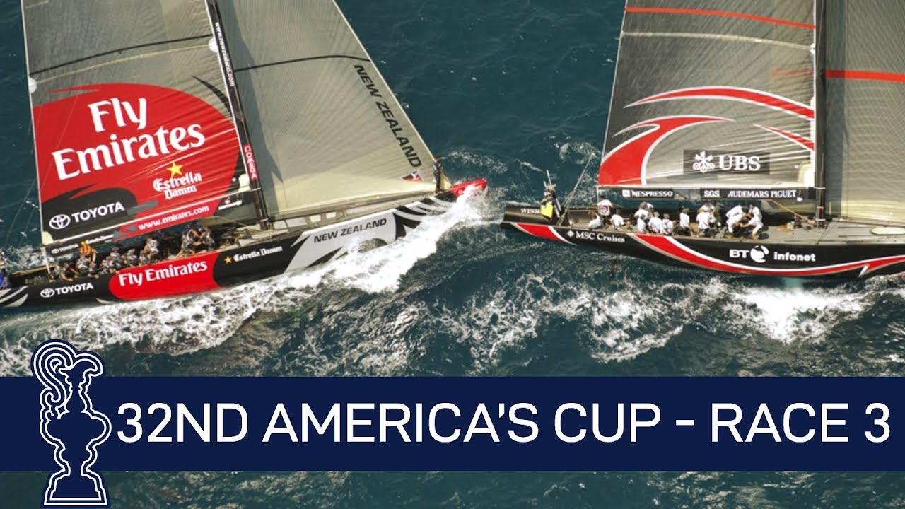 32nd America's Cup Race 3 SUI vs. NZL | AMERICA'S CUP