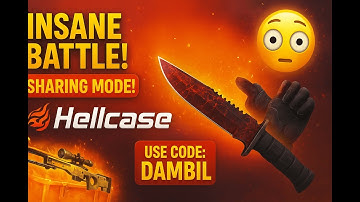 INSANE Hellcase Battle in Sharing Mode Unbelievable Case Opening! use code:dambil