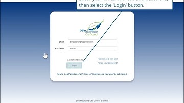 Creating an account profile for a BMCC parking permit