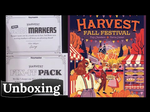Harvest Fall Festival: Expansion - Unboxing - YouTube
