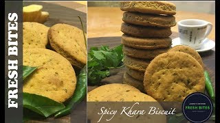 SPICED & TASTY MASALA BISCUITS - TEA TIME SNACKS!