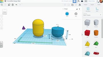 2) Minion Coveralls, TinkerCad Tutorial