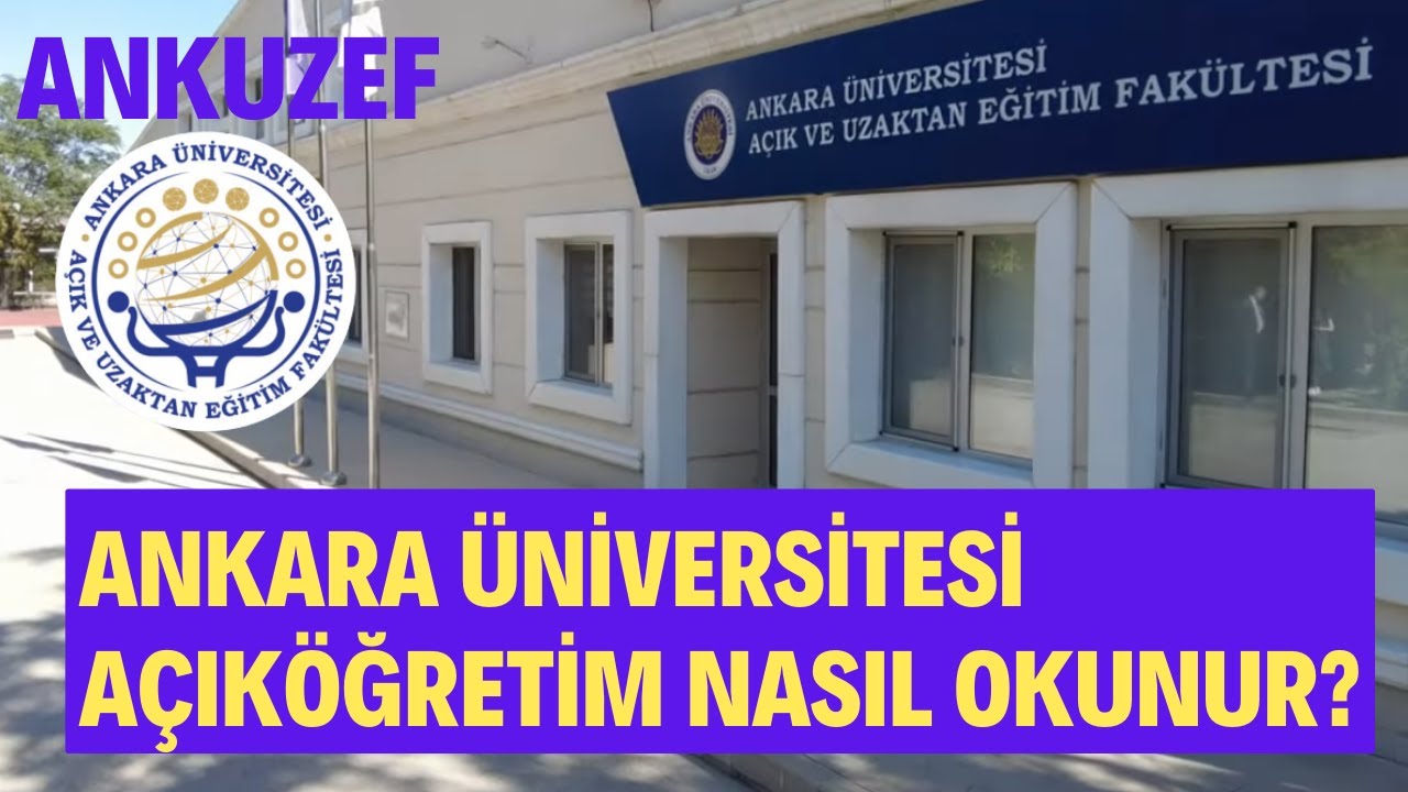 Ankara Üniversitesi Açıköğretim (ANKUZEF) Tanıtım Videosu. ANKUZEF Nas