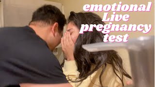 LIVE pregnancy test | Finding out we're pregnant with baby #4 by Simplee Steph 517 views 3 years ago 6 minutes, 40 seconds