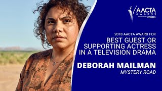 Aacta Award For Best Guest Or Supporting Actress In A Television Drama 2018 Aacta Awards