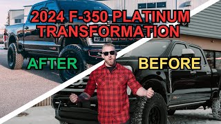 Kill the Chrome - 2024 F-350 PLATINUM - Transformation