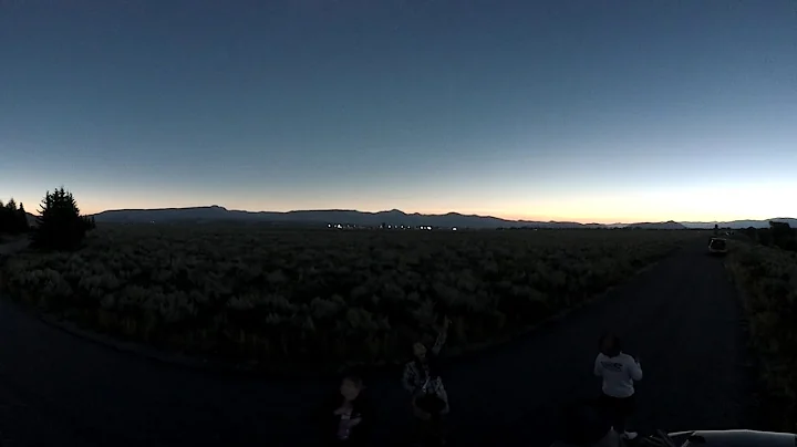 Solar Eclipse totality 360º Camera in 4K - Grand Teton N.P. / Jackson WY