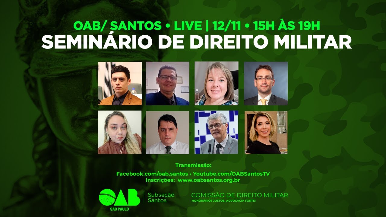 OAB/Live: SEMINÁRIO DE DIREITO MILITAR
