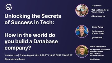 How in the world do you build a Database company?