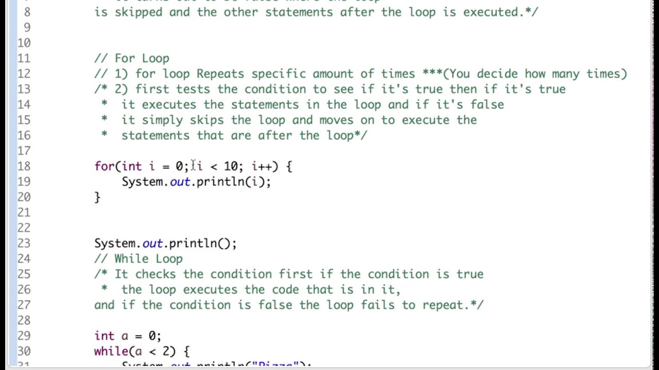 For Loops, While Loops, Do-While Loops in Java - YouTube