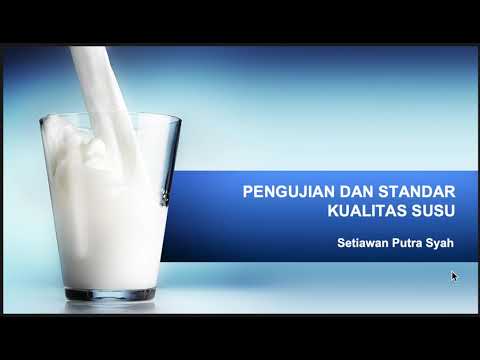 Video: Apa Itu Susu Standar?