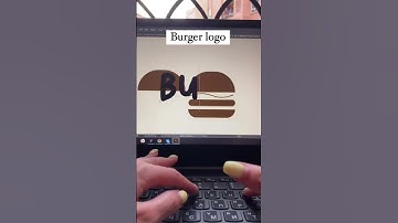 Create Burger logo/ sticker in Adobe Illustrator tutorial #adobeillustratortutorial