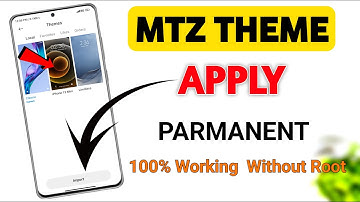 Mtz File Permanent Apply in Miui Theme in Xiaomi Device | Enable Import Option In Miui Theme App