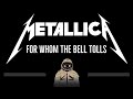 Metallica  for whom the bell tolls cc  karaoke instrumental lyrics