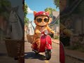 Orange cat video cat fising ai video ai.cat video