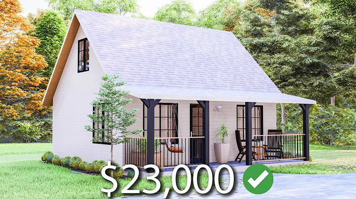 (6x7 Meters) Small House Design | 2 Bedrooms Cabin House Tour | Tiny House Living | 2 Story