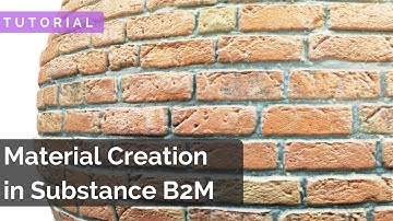 Creating a PBR brick texture in Substance B2M