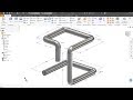 Autodesk inventor Tutorial How to make 3D Pipe