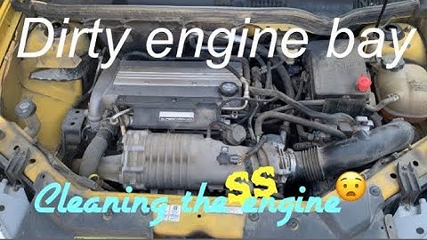 Engine bay cleaning (ss cobalt part 2 )😃
