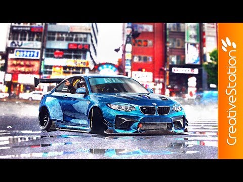 BMW M2 Virtual Tuning - Speed art (#Photoshop) | CreativeStation