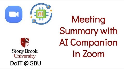 Meeting Summary with Zoom