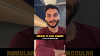 Modular Kitchen v/s Semi Modular Kitchen - Guide By HOUMEINDIA# kitchen