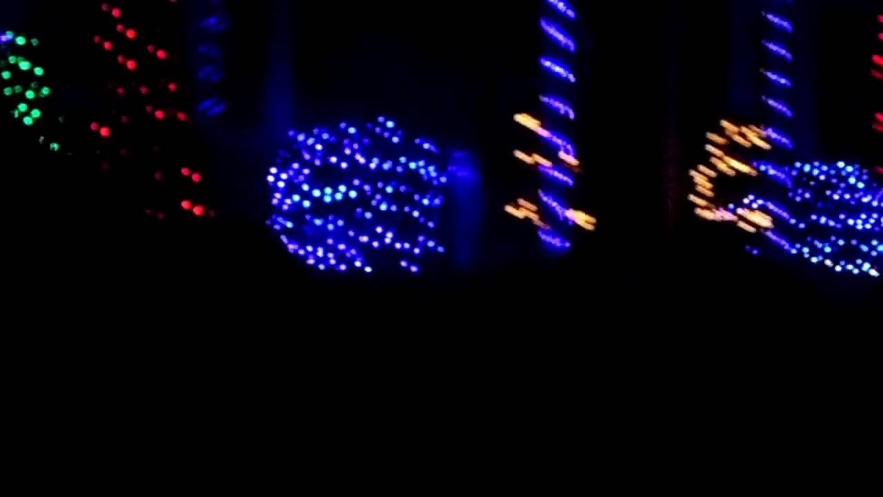 Xmas lights 2015 l Bedford Pa l Transportation l Special effects