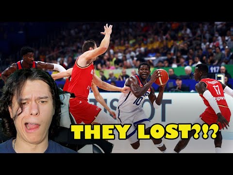 REACTION TO GERMANY VS USA FIBA BASKETBALL SEMIS | HOW DID THEY LOSE?!?