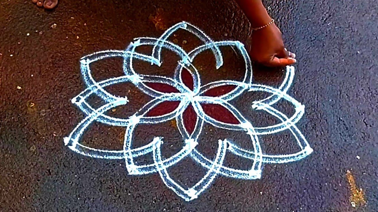 sivarathiri special deepam rangoli/5×3 mahashivratri kolam/maasi ...