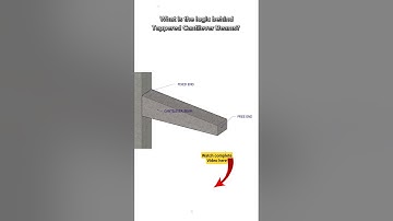 Wat is de logica achter taps toelopende consoles? | Civil Tutor