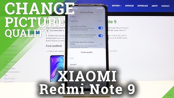 How to Change Image Quality on XIAOMI Redmi Note 9 – Photo Resolution