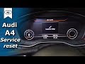 Audi A4 B9 Service zurücksetzen   | Service reset | Vitja Wolf | Tutorial | HD