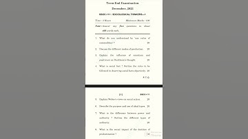 bsoc 111 questions paper December 2023|IGNOU sociology classes