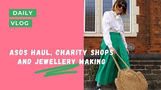 Out of Lockdown - Daily Vlog | ASOS Haul, Charity Shops and Jewellery Making | Little Owl Vlogs