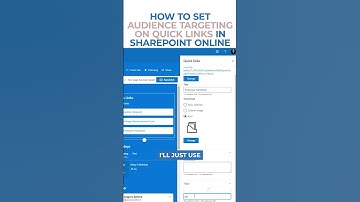 How to set Audience Targeting on Quick Links in SharePoint