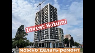 Осмотр квартиры в новостройке в черном каркасе Батуми (Invest Batumi)