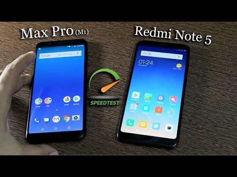 Asus Zenfone Max Pro M1 vs Redmi Note 5 Speed Test  OMG           