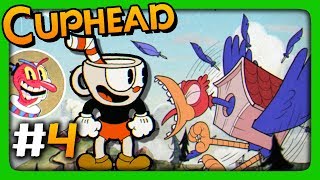 Cuphead Прохождение #4 ✅ ДИКАЯ КУКУШКА | КЛОУН МУДИЛА