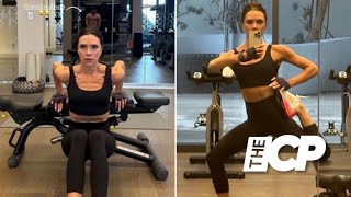 Victoria Beckham shows flexibility in gym snaps