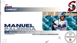 Manuel Palencia Vs. Akron Rubberducks 8/29/26