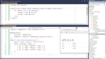 Angular Demo_01 컬렉션 형태의 데이터를 속성 바인딩과 이벤트 바인딩 사용 및 ngFor와 ngIf 그리고 파이프를 사용하여 출력하기