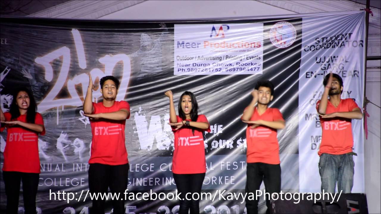 THE BEATRONIX DANCE PERFORMANCE ZION 2016 COER ROORKEE | BTX