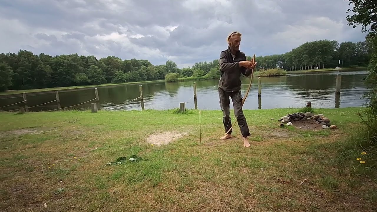 handboog maken (eiken) Pierland Veluwemeer 