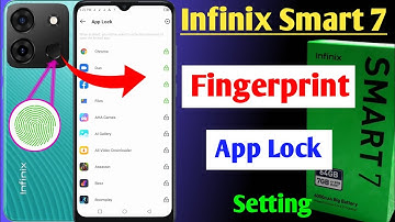 infinix smart 7 fingerprint app lock / infinix smart 7 me app me fingerprint lock Kaise lagaye