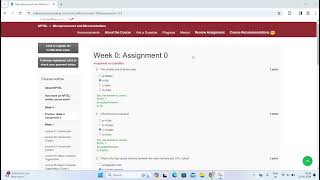 Microprocessors and Microcontrollers Week 0 :Assignment 0 ||Answer|| NPTEL
