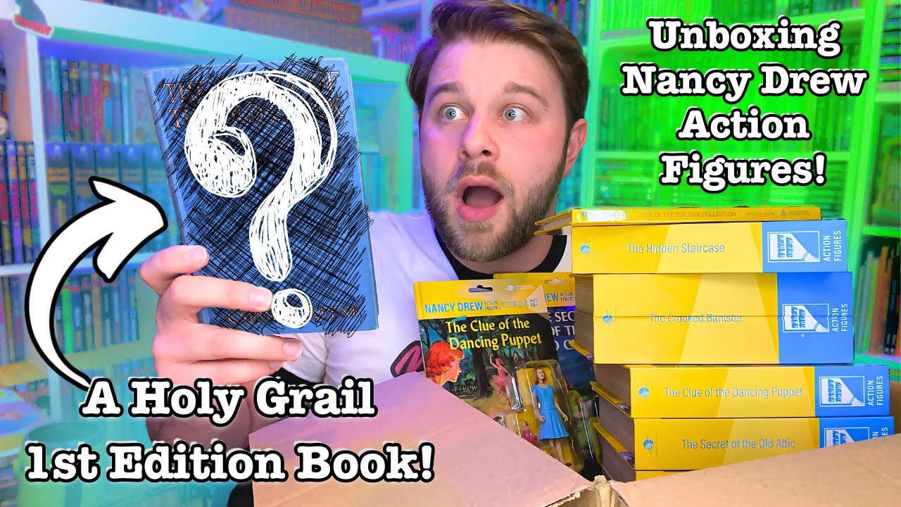 Распаковка ПЕРВЫХ в истории фигурок Нэнси Дрю (плюс книга-святой Грааль!)